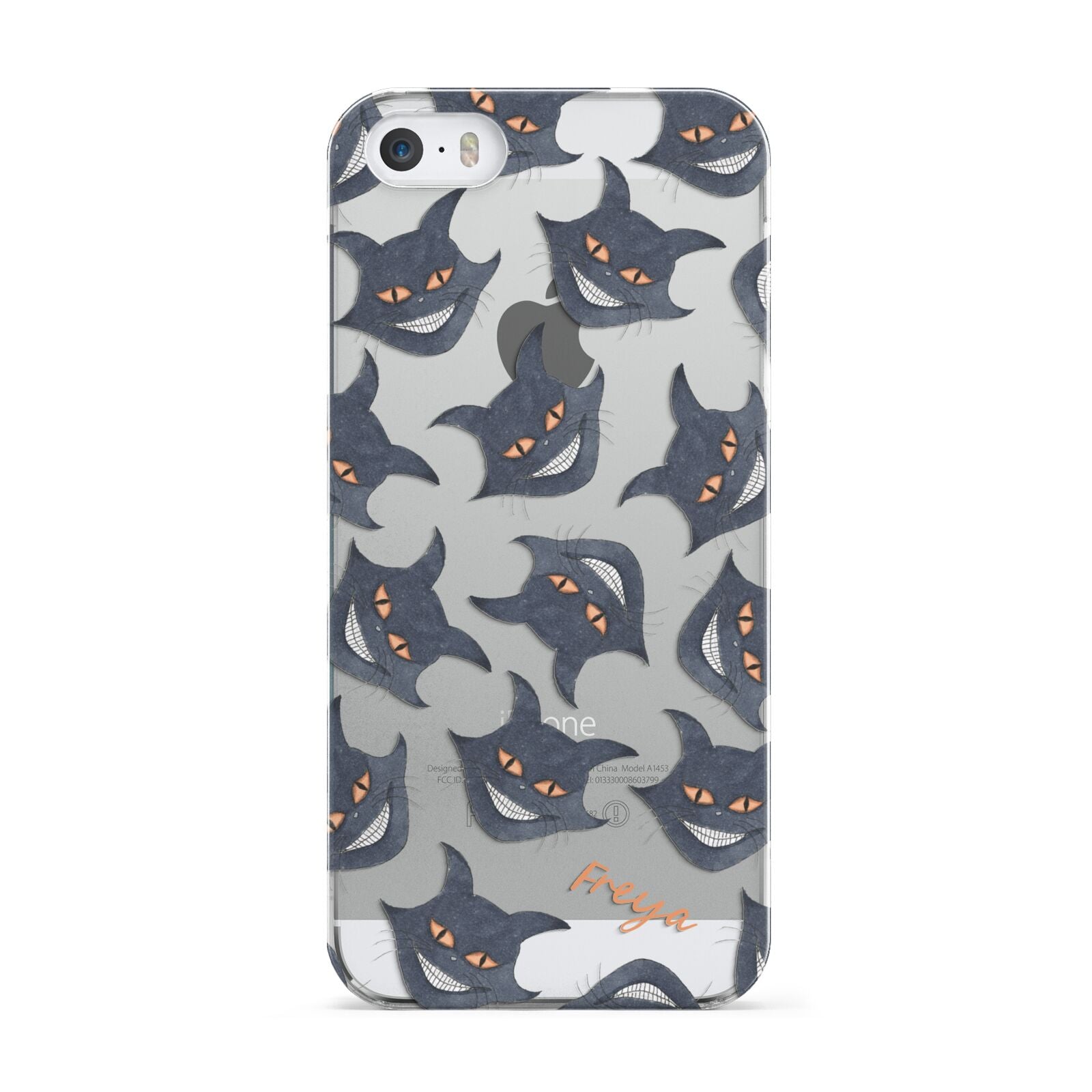 Creepy Cat Halloween Personalised Apple iPhone 5 Case
