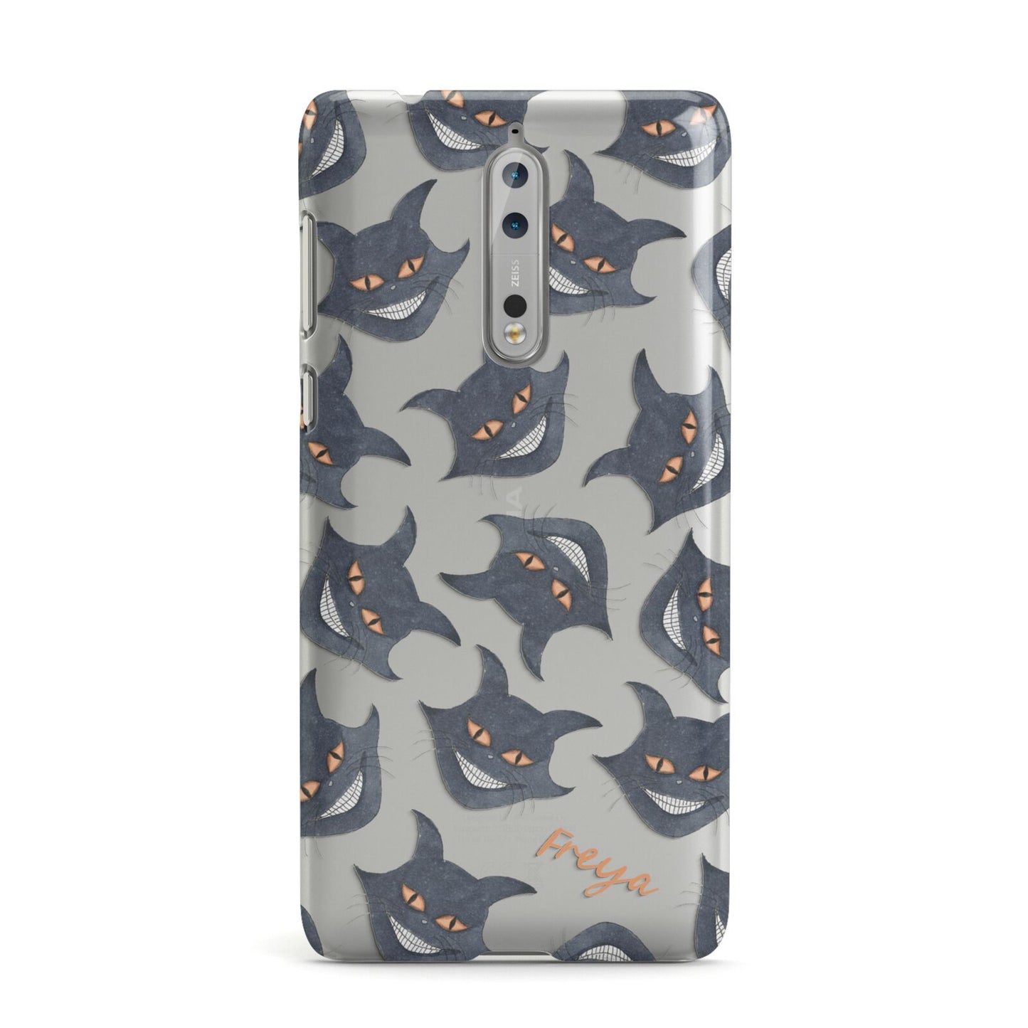 Creepy Cat Halloween Personalised Nokia Case