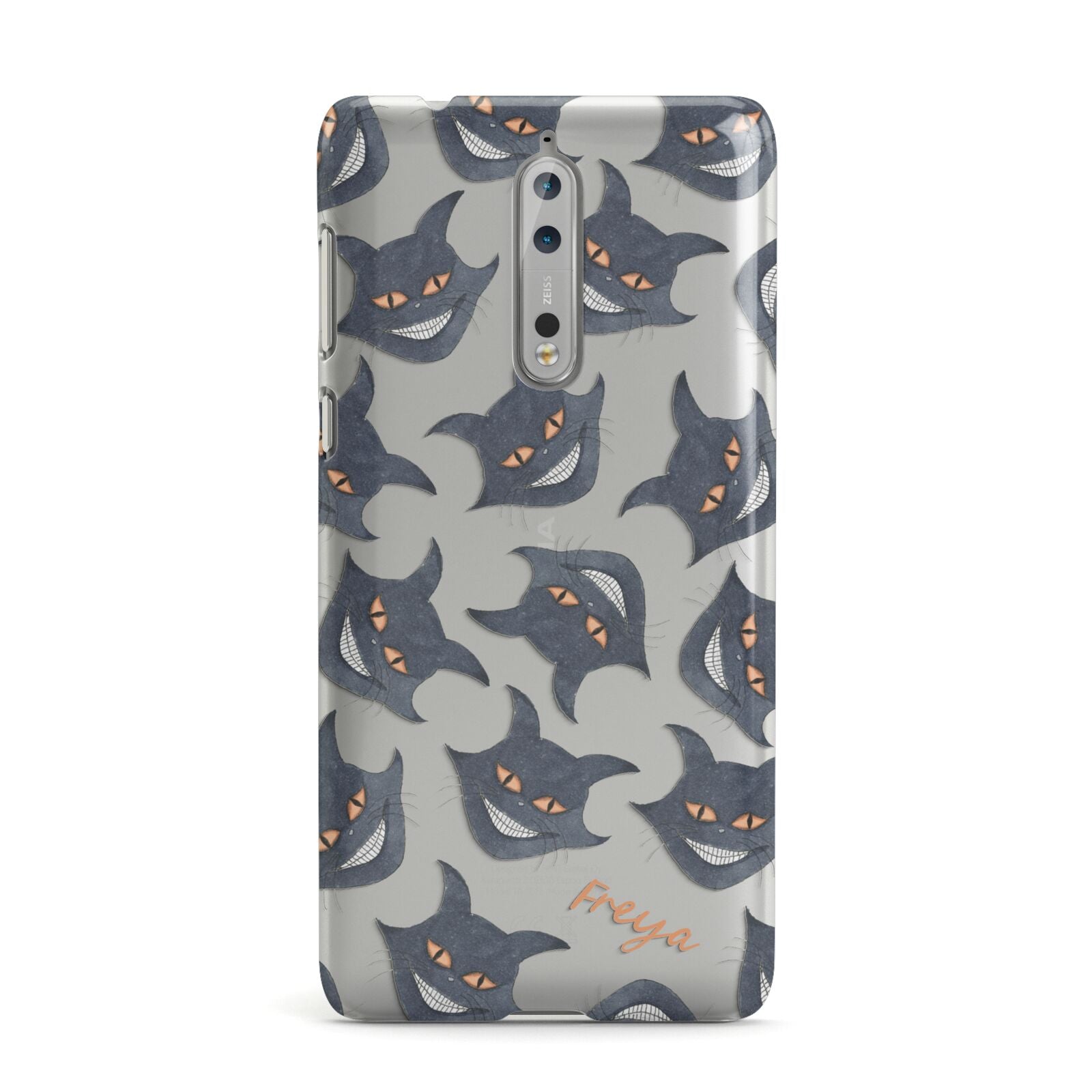 Creepy Cat Halloween Personalised Nokia Case