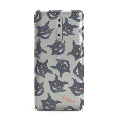 Creepy Cat Halloween Personalised Nokia Case