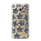 Creepy Cat Halloween Personalised Samsung Galaxy A3 2017 Case on gold phone
