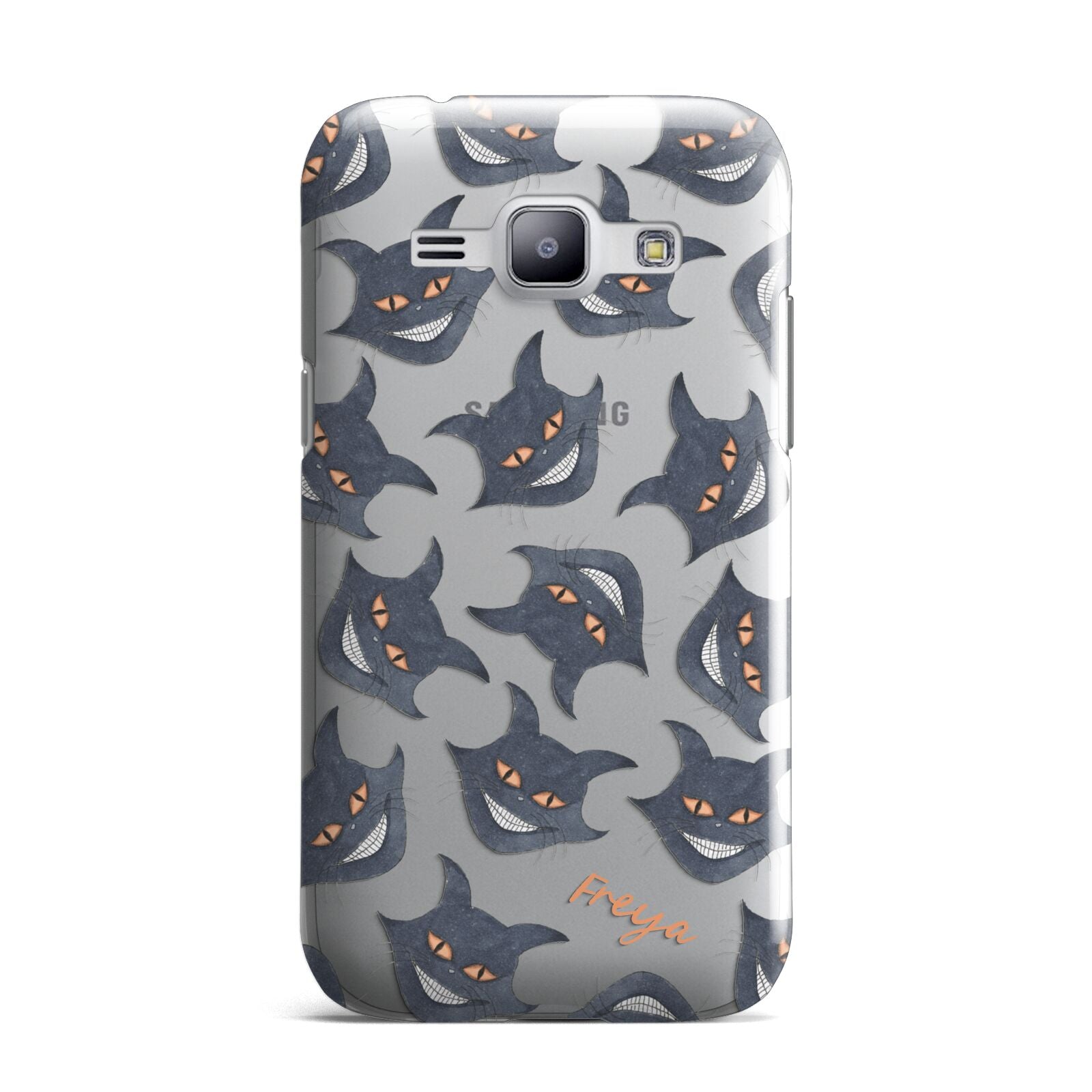 Creepy Cat Halloween Personalised Samsung Galaxy J1 2015 Case