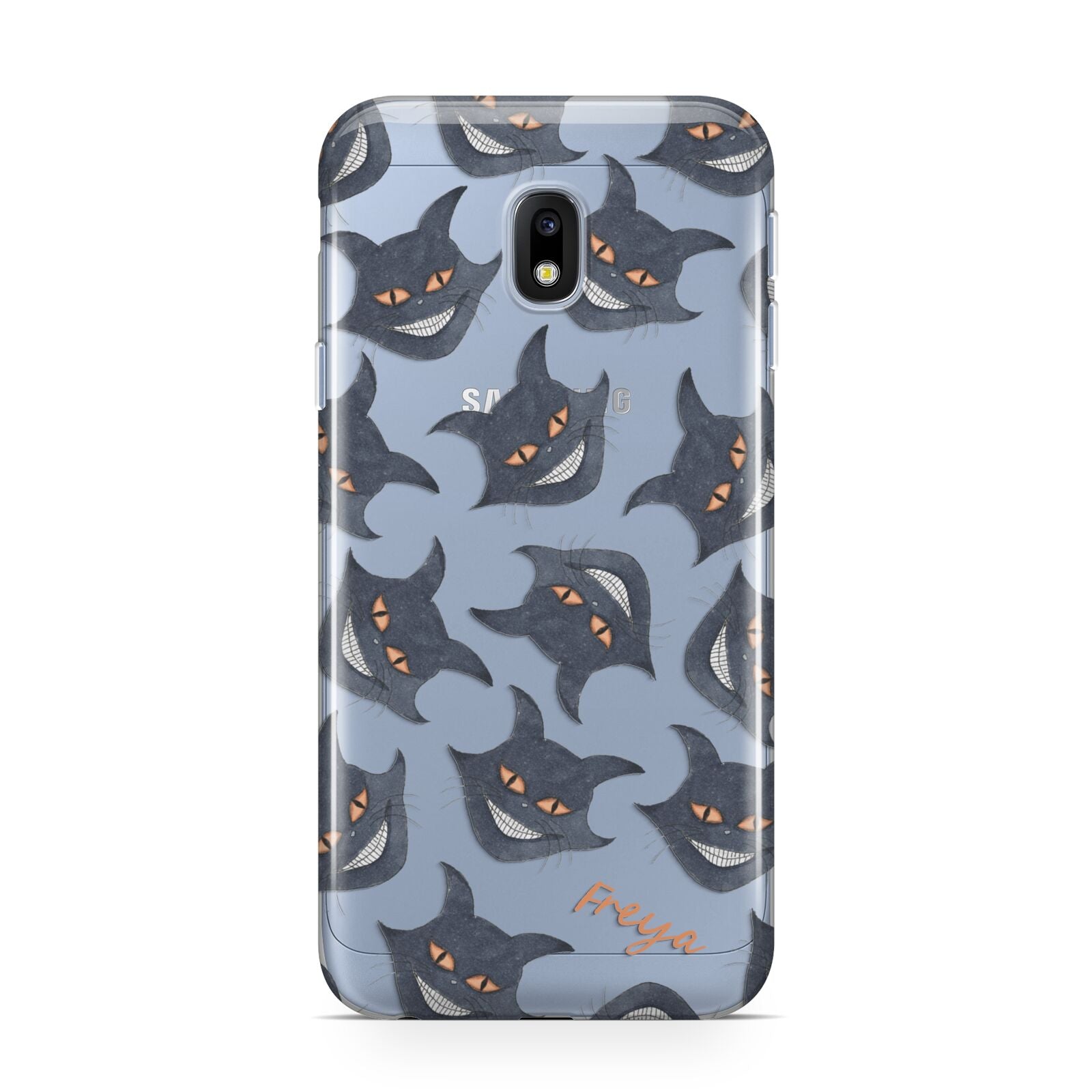 Creepy Cat Halloween Personalised Samsung Galaxy J3 2017 Case