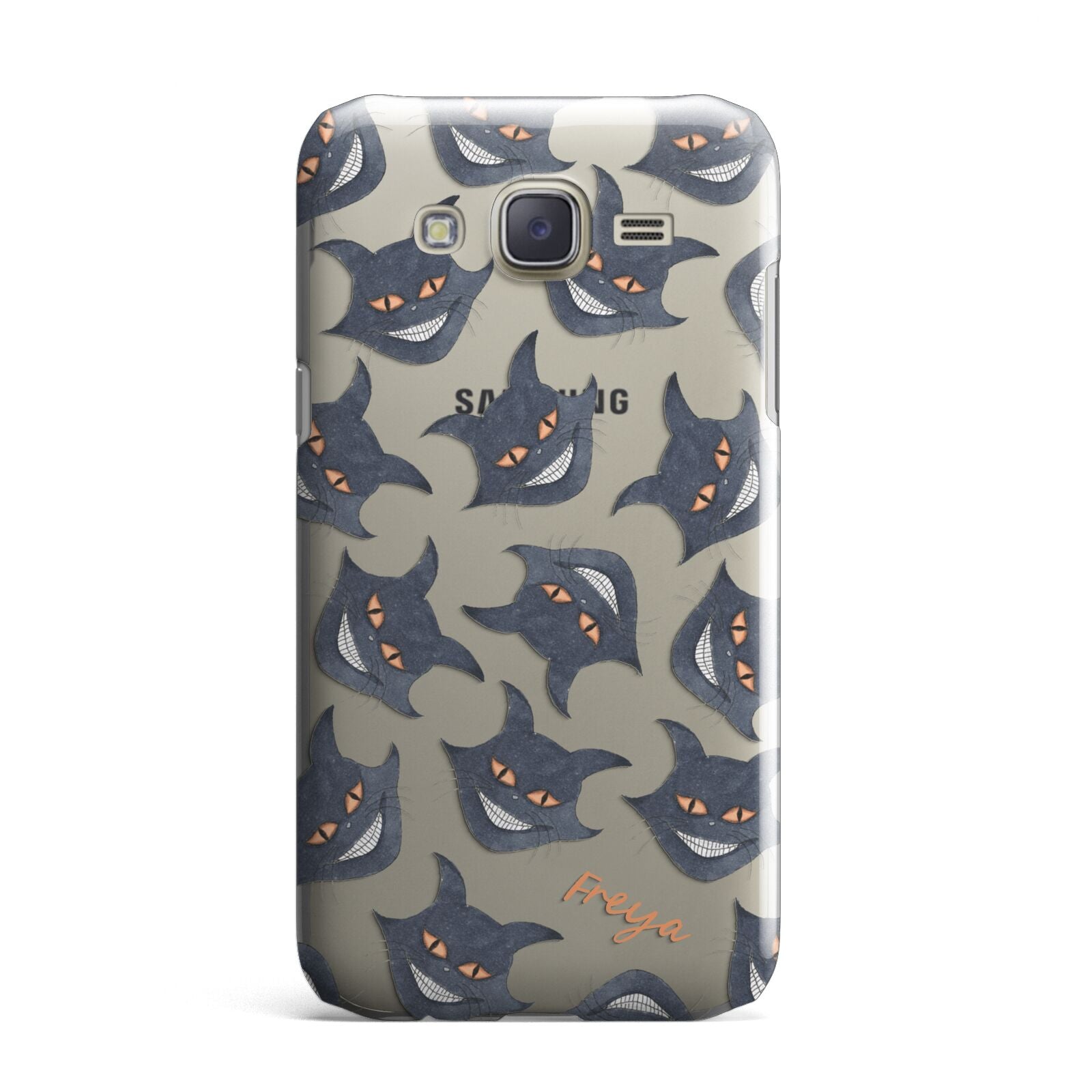 Creepy Cat Halloween Personalised Samsung Galaxy J7 Case