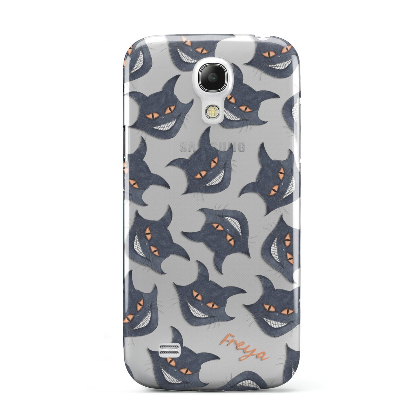 Creepy Cat Halloween Personalised Samsung Galaxy S4 Mini Case