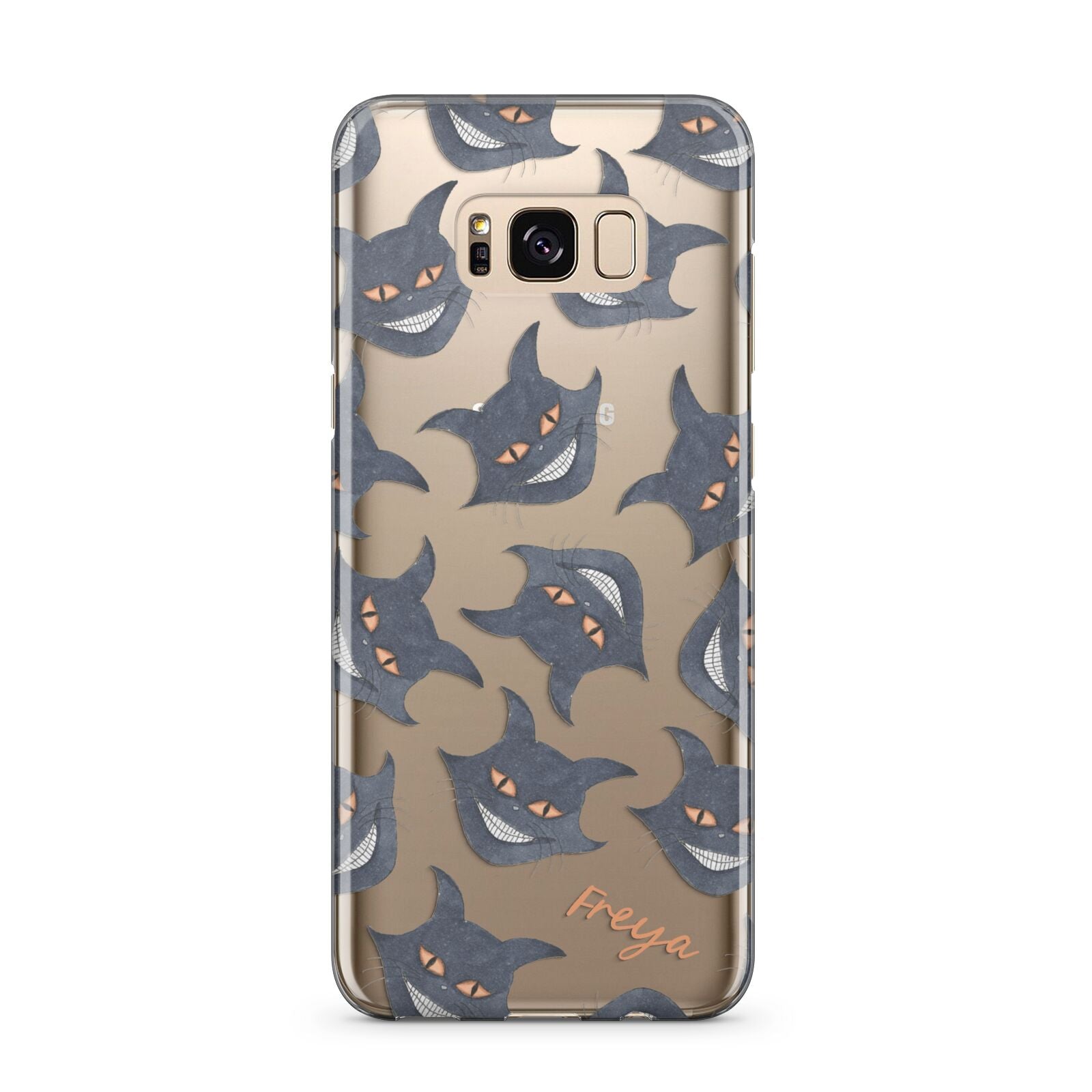 Creepy Cat Halloween Personalised Samsung Galaxy S8 Plus Case