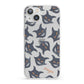 Creepy Cat Halloween Personalised iPhone 13 Clear Bumper Case