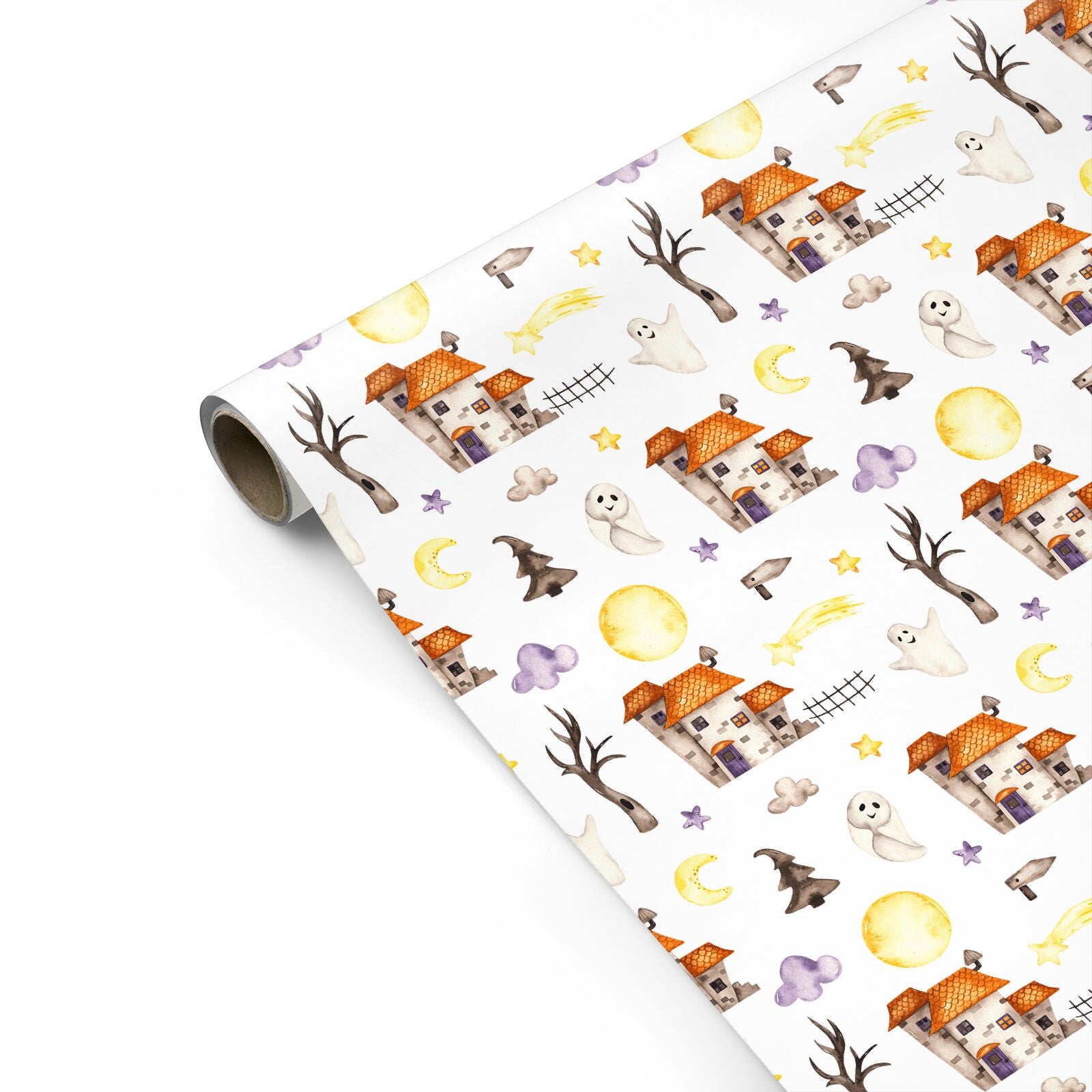 Crooked House Ghosts Personalised Gift Wrap
