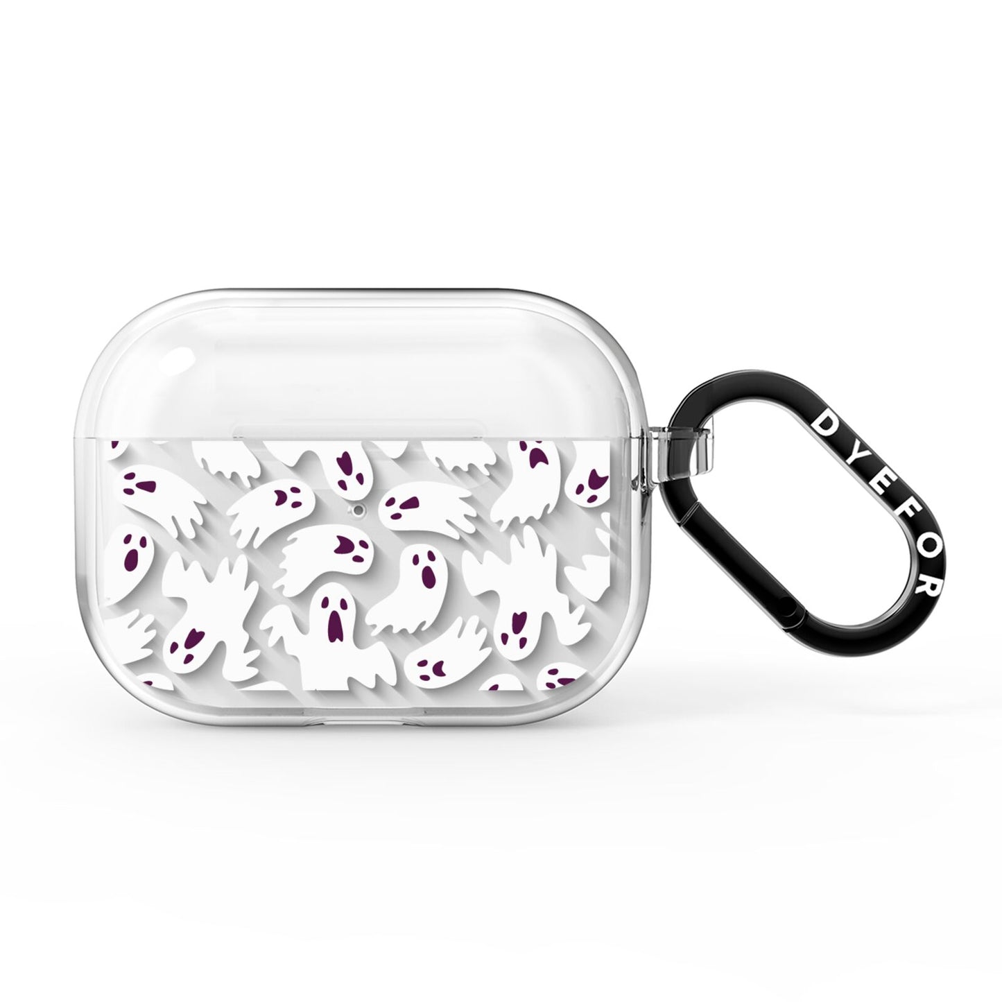 Crowd of Ghosts with Transparent Background AirPods Pro Clear Case