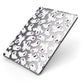 Crowd of Ghosts with Transparent Background Apple iPad Case on Grey iPad Side View