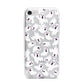 Crowd of Ghosts with Transparent Background iPhone 7 Bumper Case on Silver iPhone