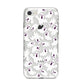 Crowd of Ghosts with Transparent Background iPhone 8 Bumper Case on Silver iPhone