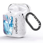 Crystals Personalised Name AirPods Glitter Case Side Image