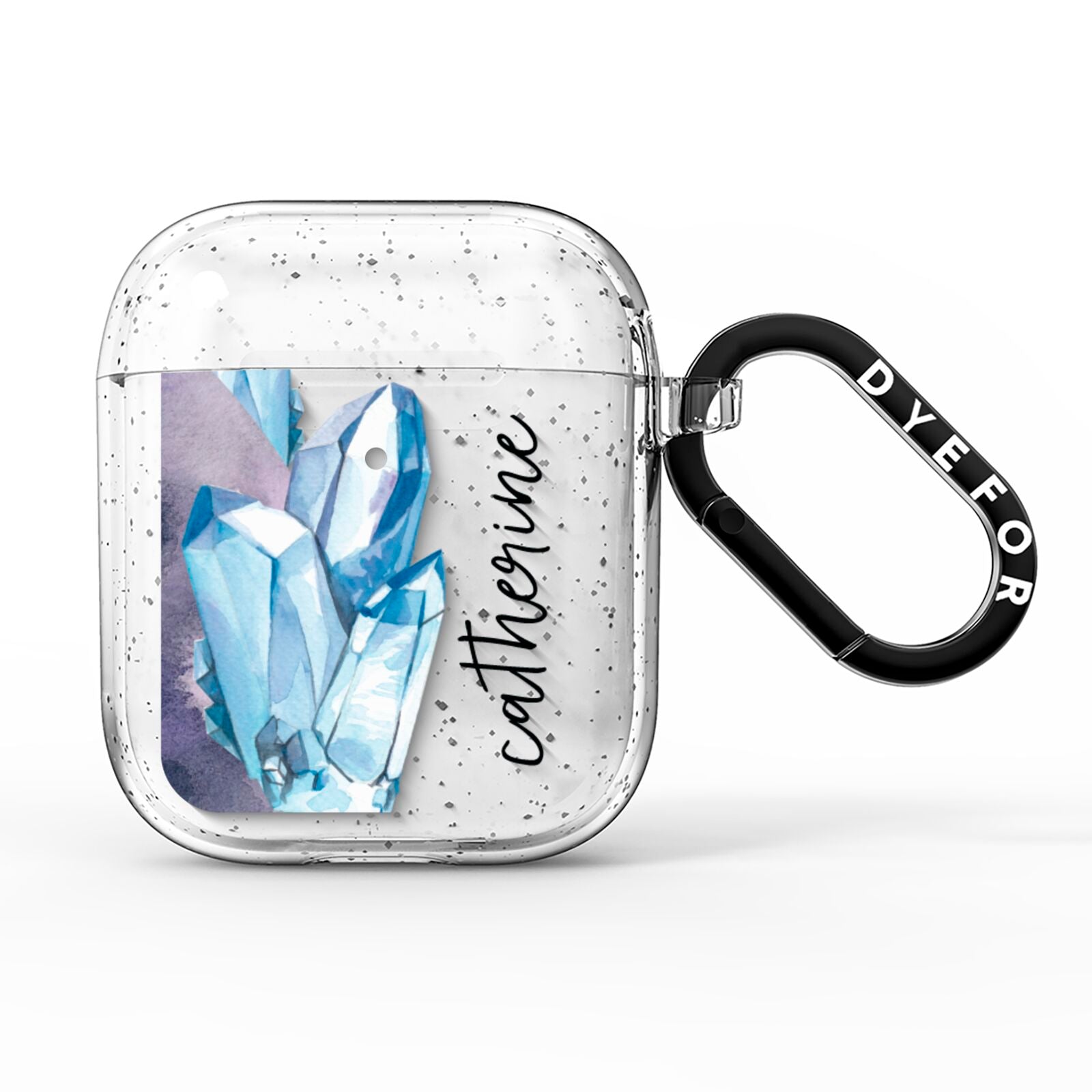 Crystals Personalised Name AirPods Glitter Case