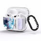 Crystals Personalised Name AirPods Pro Clear Case Side Image