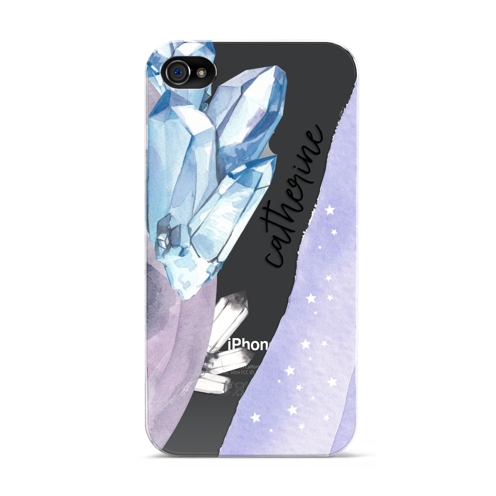 Crystals Personalised Name Apple iPhone 4s Case