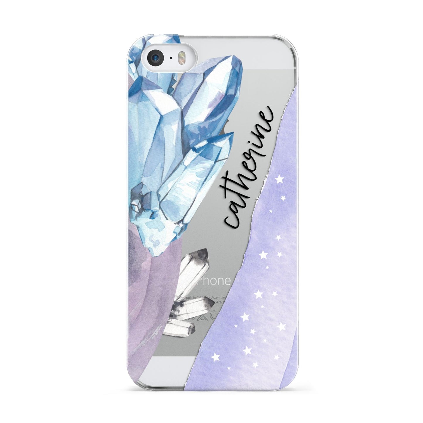 Crystals Personalised Name Apple iPhone 5 Case