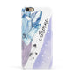 Crystals Personalised Name Apple iPhone 6 3D Snap Case
