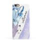 Crystals Personalised Name Apple iPhone 6 3D Snap Case