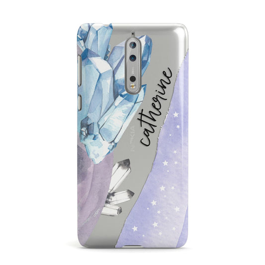 Crystals Personalised Name Nokia Case