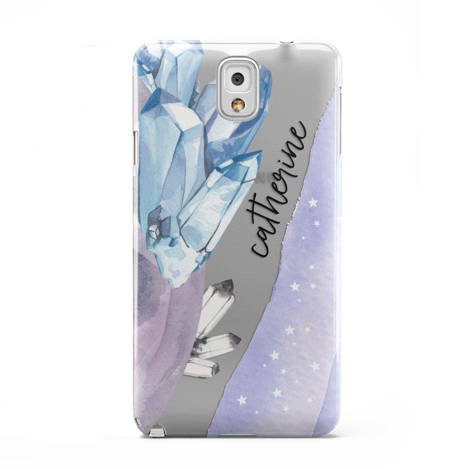 Crystals Personalised Name Samsung Galaxy Note 3 Case