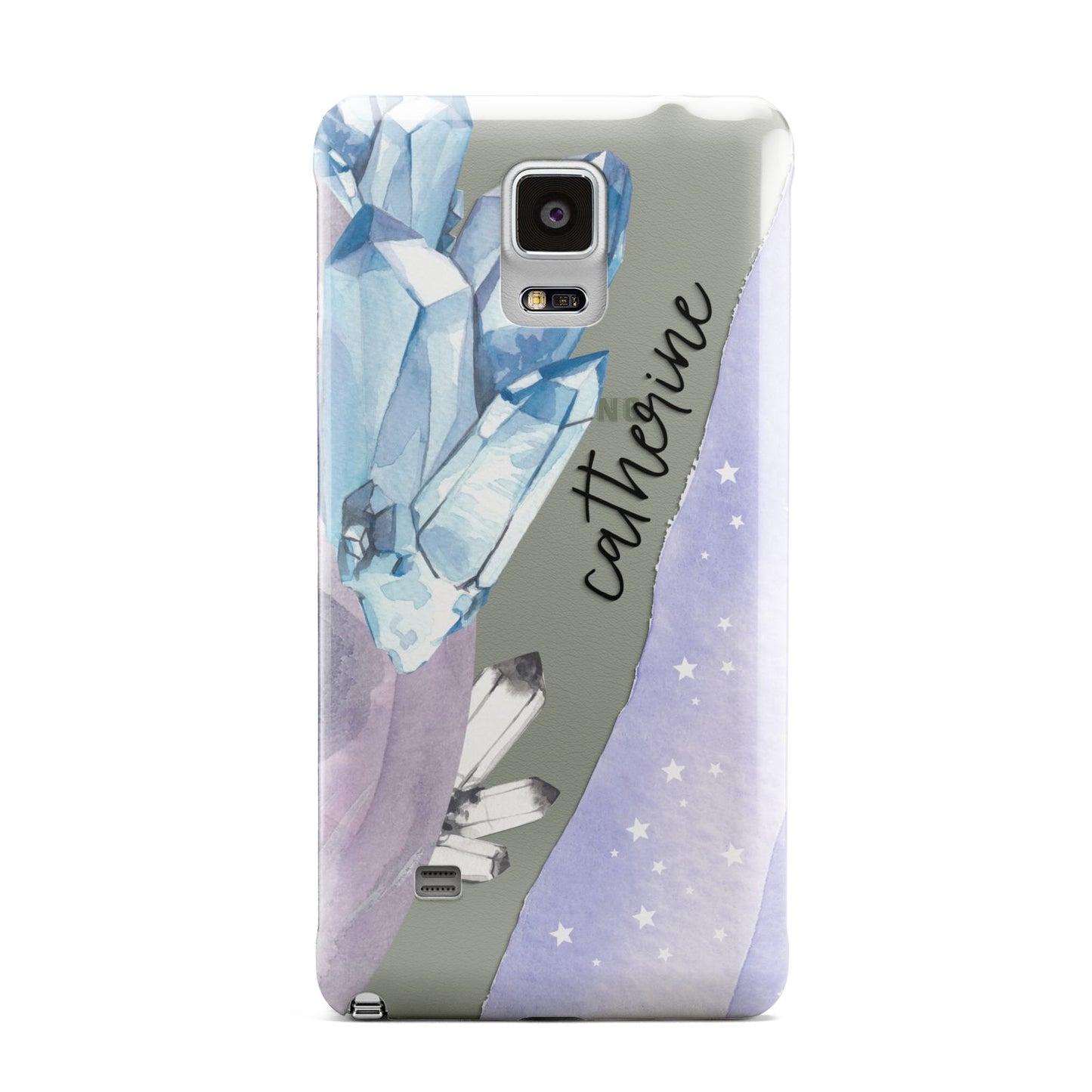 Crystals Personalised Name Samsung Galaxy Note 4 Case