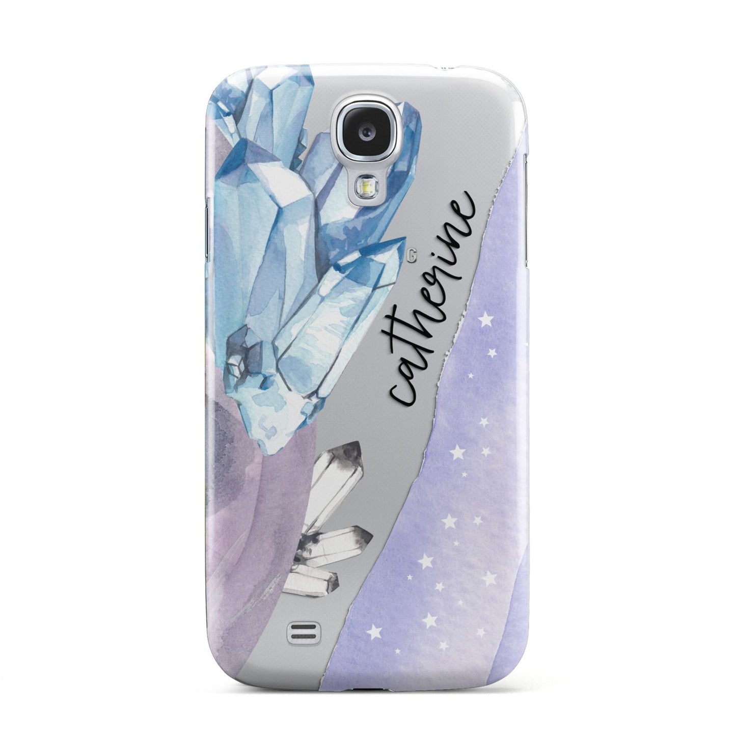 Crystals Personalised Name Samsung Galaxy S4 Case