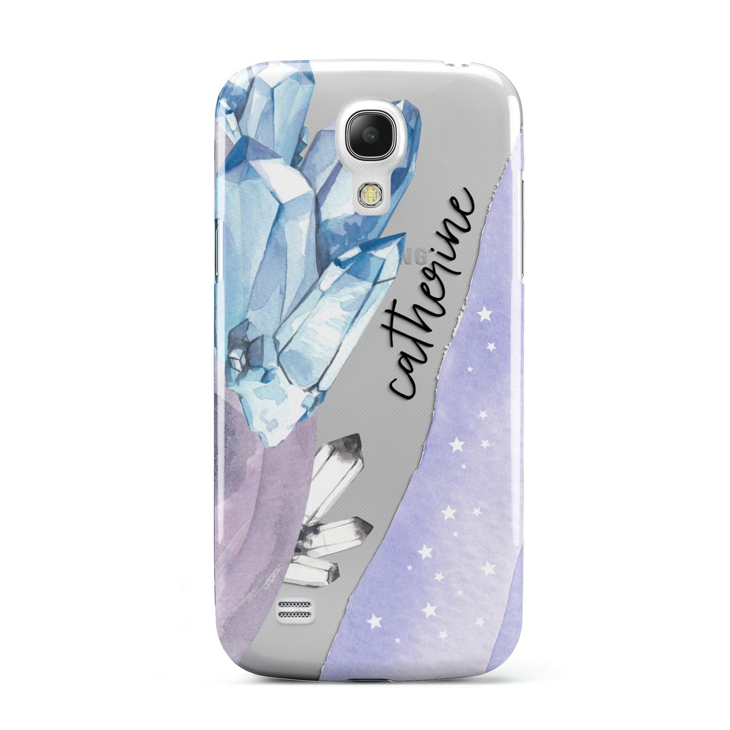 Crystals Personalised Name Samsung Galaxy S4 Mini Case