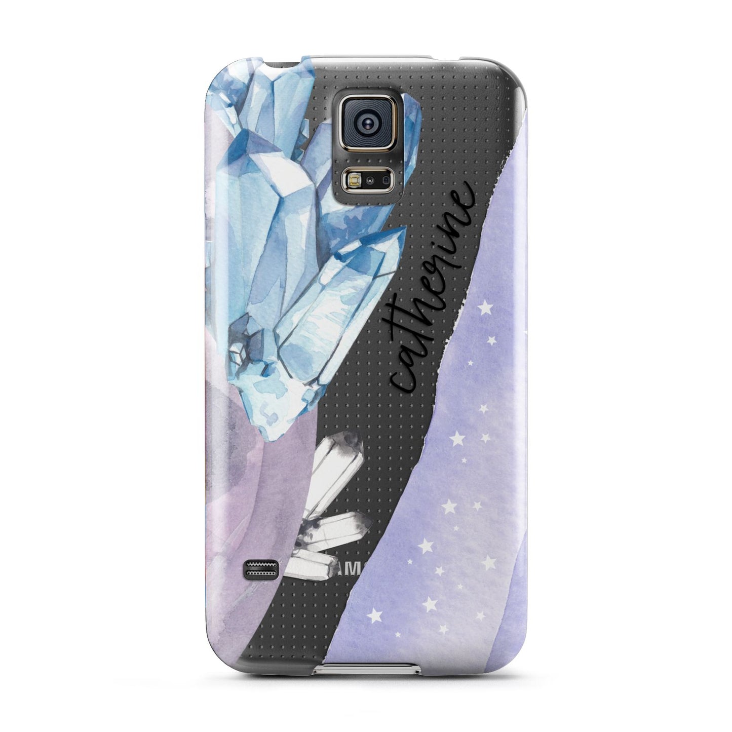 Crystals Personalised Name Samsung Galaxy S5 Case