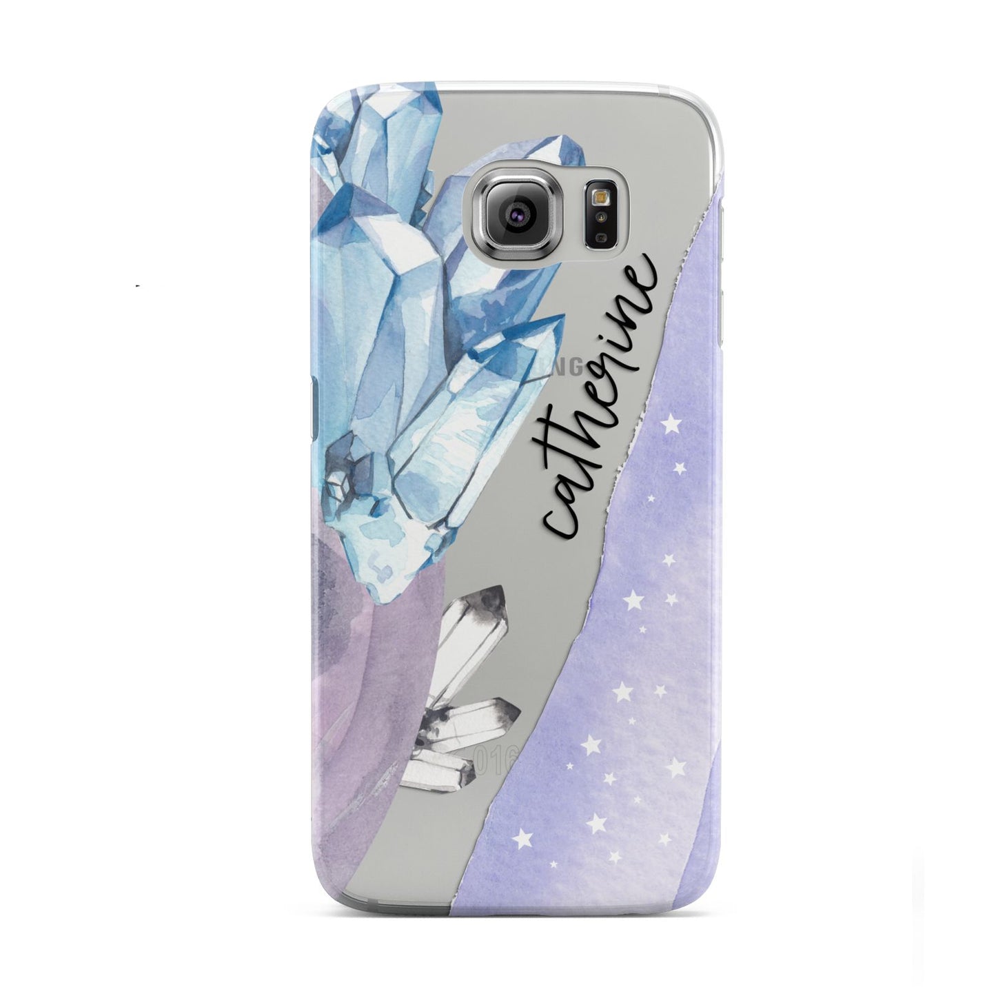 Crystals Personalised Name Samsung Galaxy S6 Case