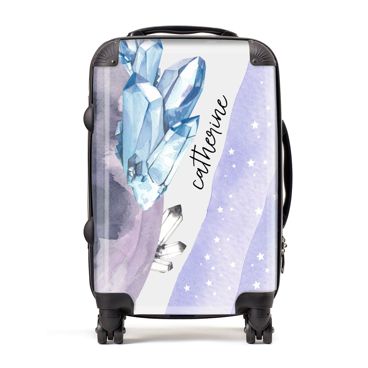 Crystals Personalised Name Suitcase