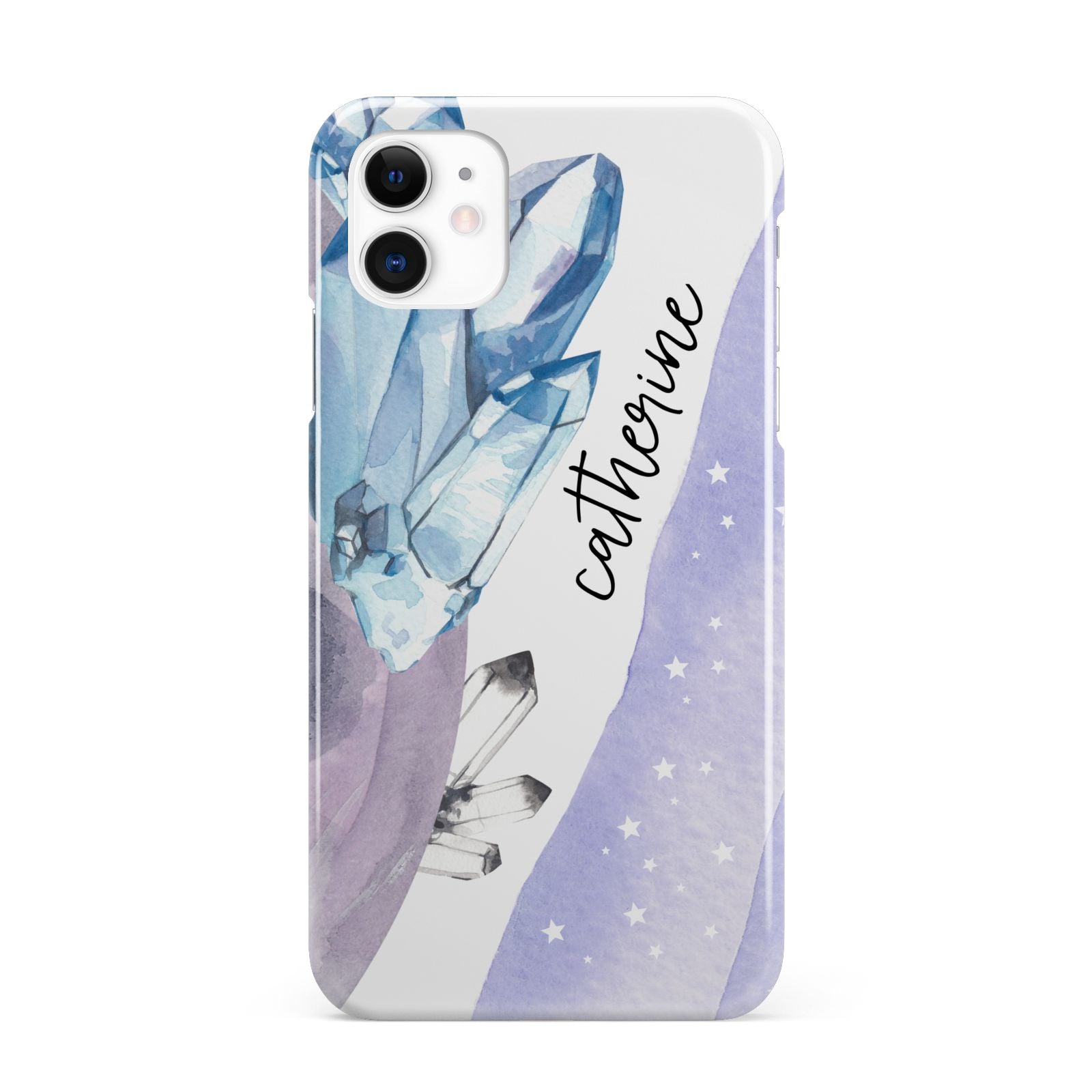 Crystals Personalised Name iPhone 11 3D Snap Case