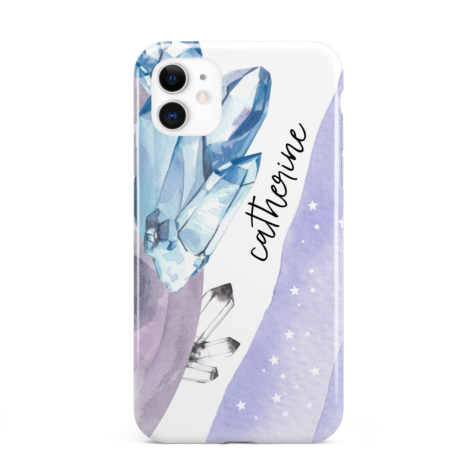 Crystals Personalised Name iPhone 11 3D Tough Case