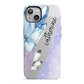Crystals Personalised Name iPhone 13 Full Wrap 3D Tough Case