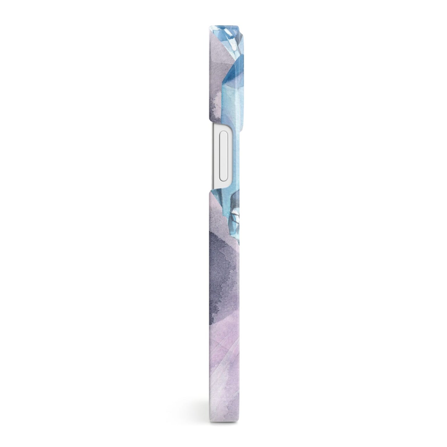 Crystals Personalised Name iPhone 13 Mini Side Image 3D Snap Case