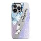 Crystals Personalised Name iPhone 13 Pro Full Wrap 3D Tough Case