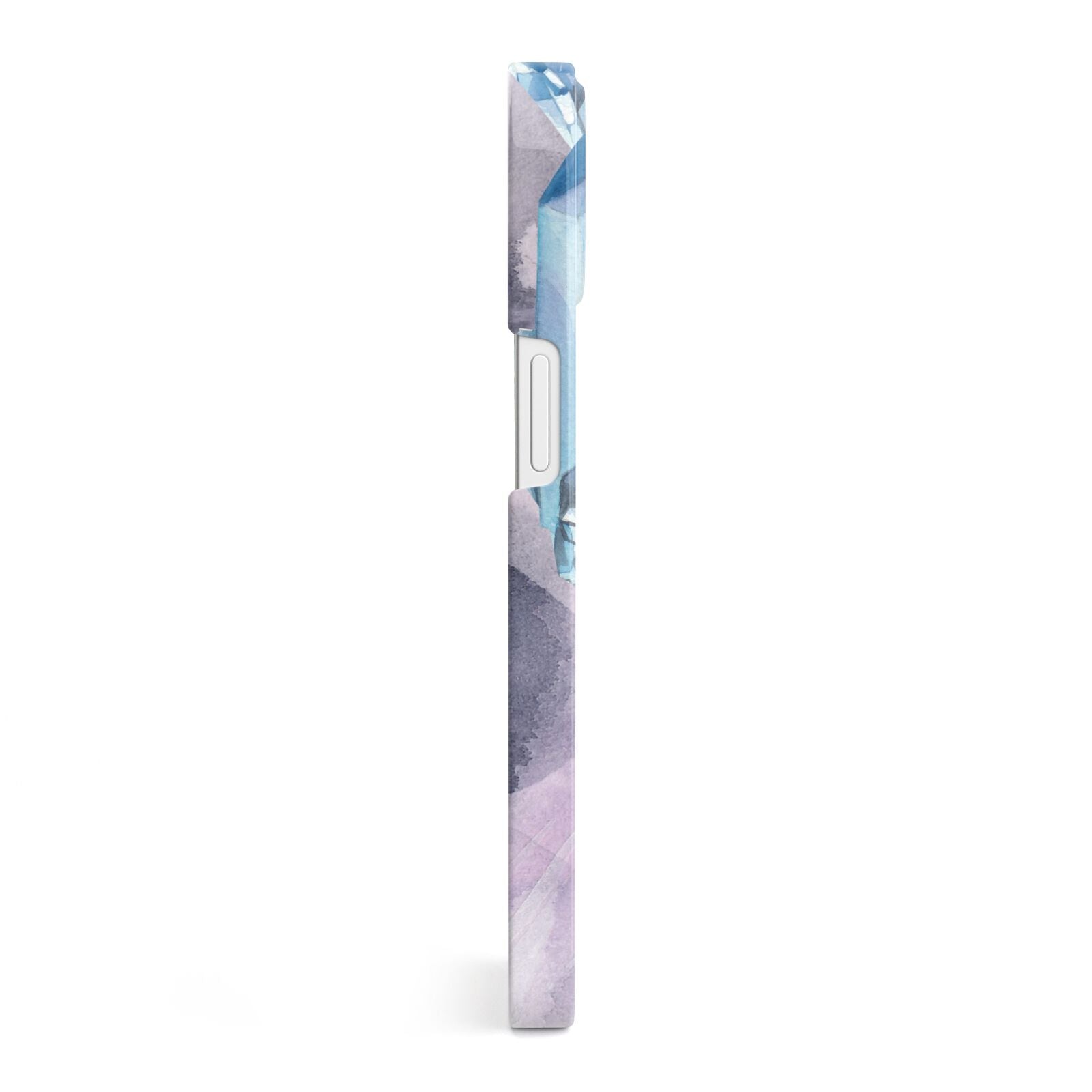Crystals Personalised Name iPhone 13 Side Image 3D Snap Case