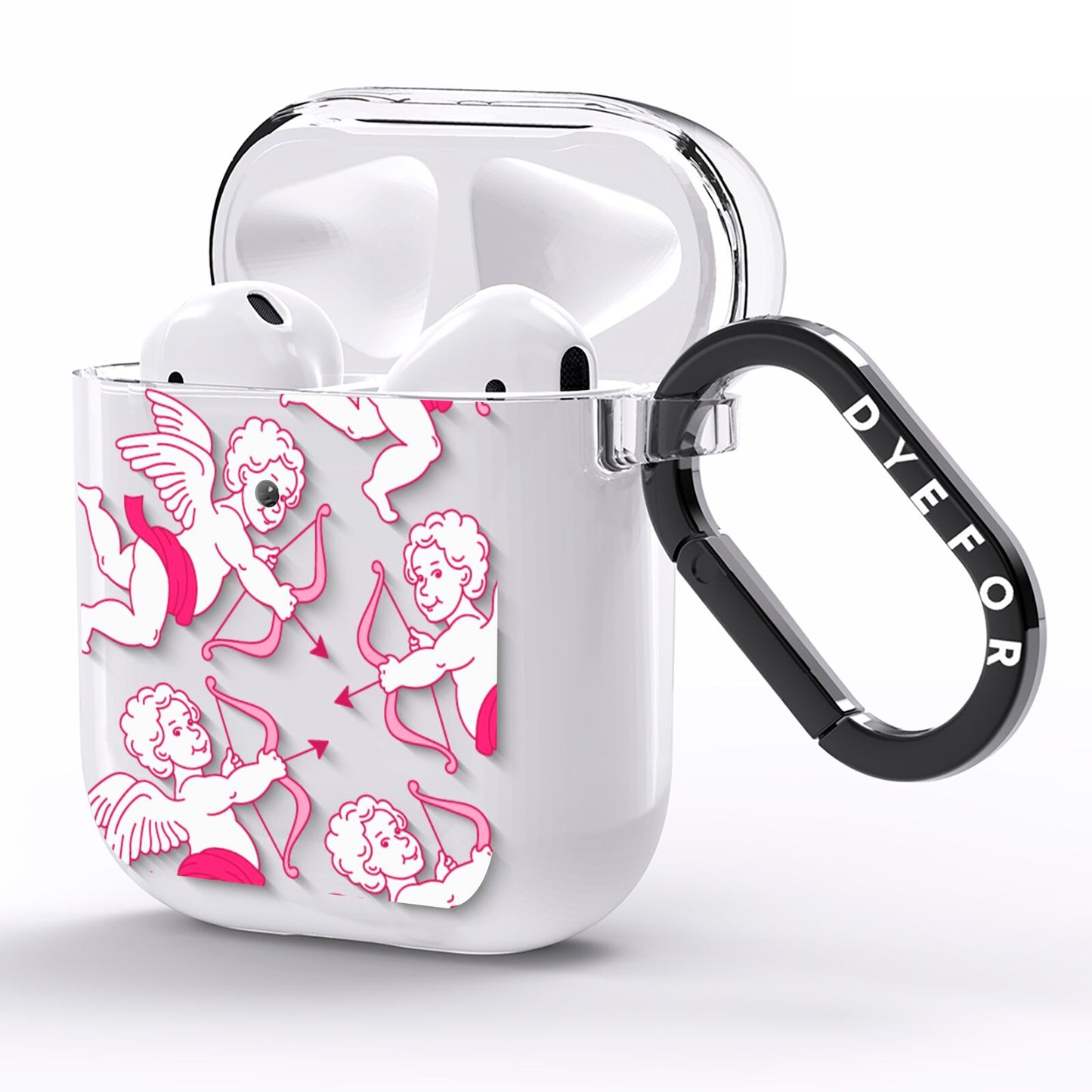 Cupid AirPods Clear Case Side Image