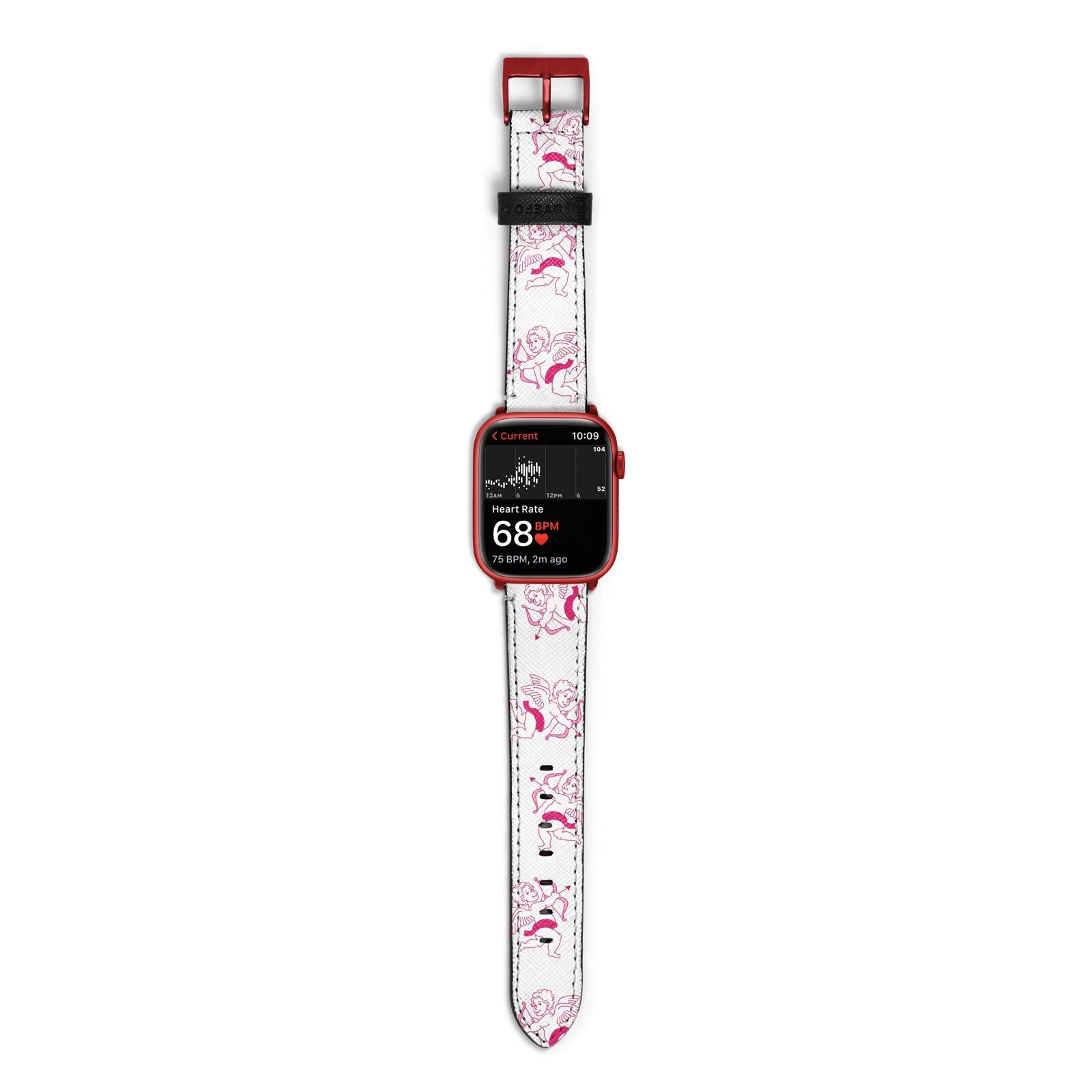 Cupid Apple Watch Strap Size 38mm with Red Hardware