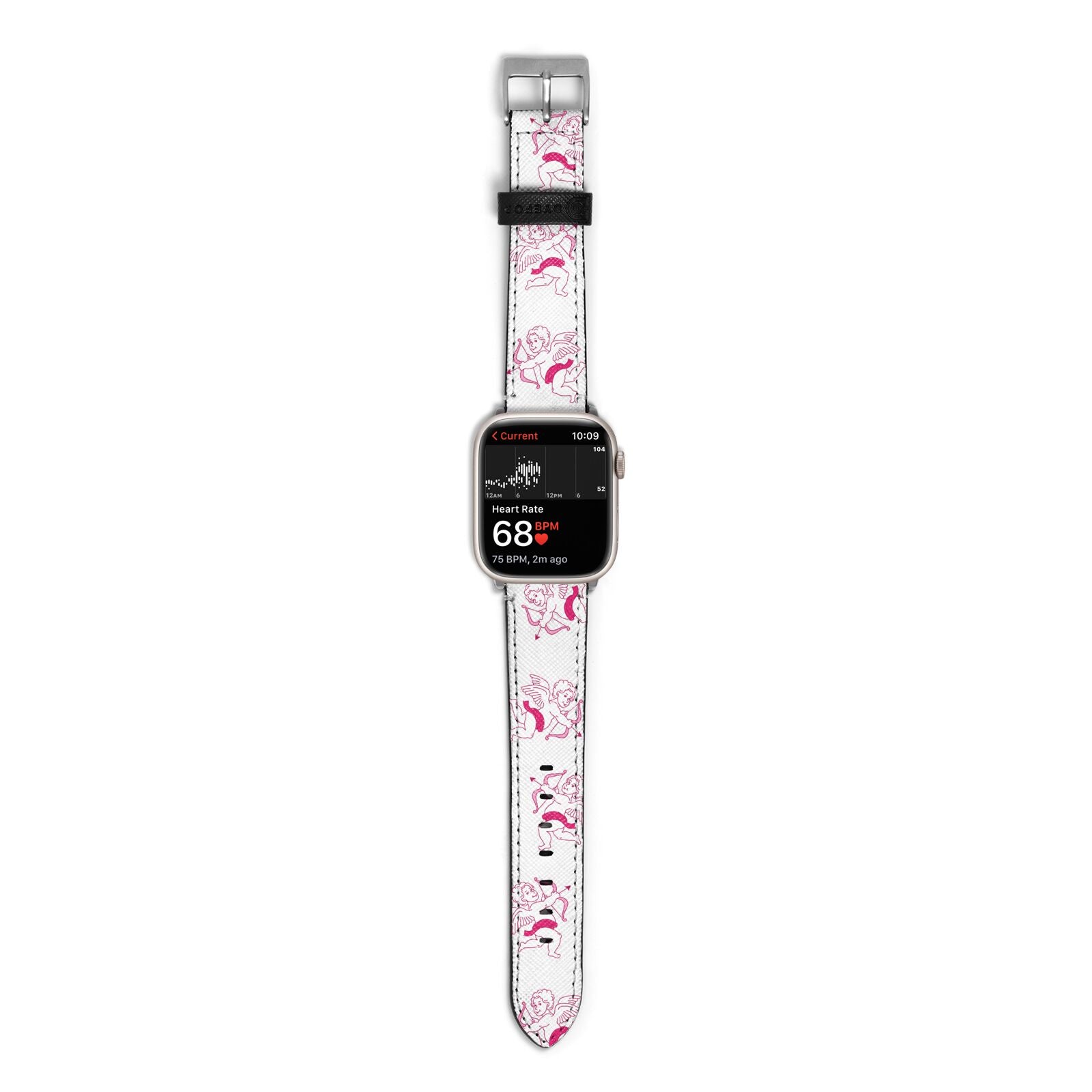 Cupid Apple Watch Strap Size 38mm with Silver Hardware