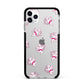 Cupid Apple iPhone 11 Pro Max in Silver with Black Impact Case