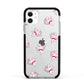 Cupid Apple iPhone 11 in White with Black Impact Case