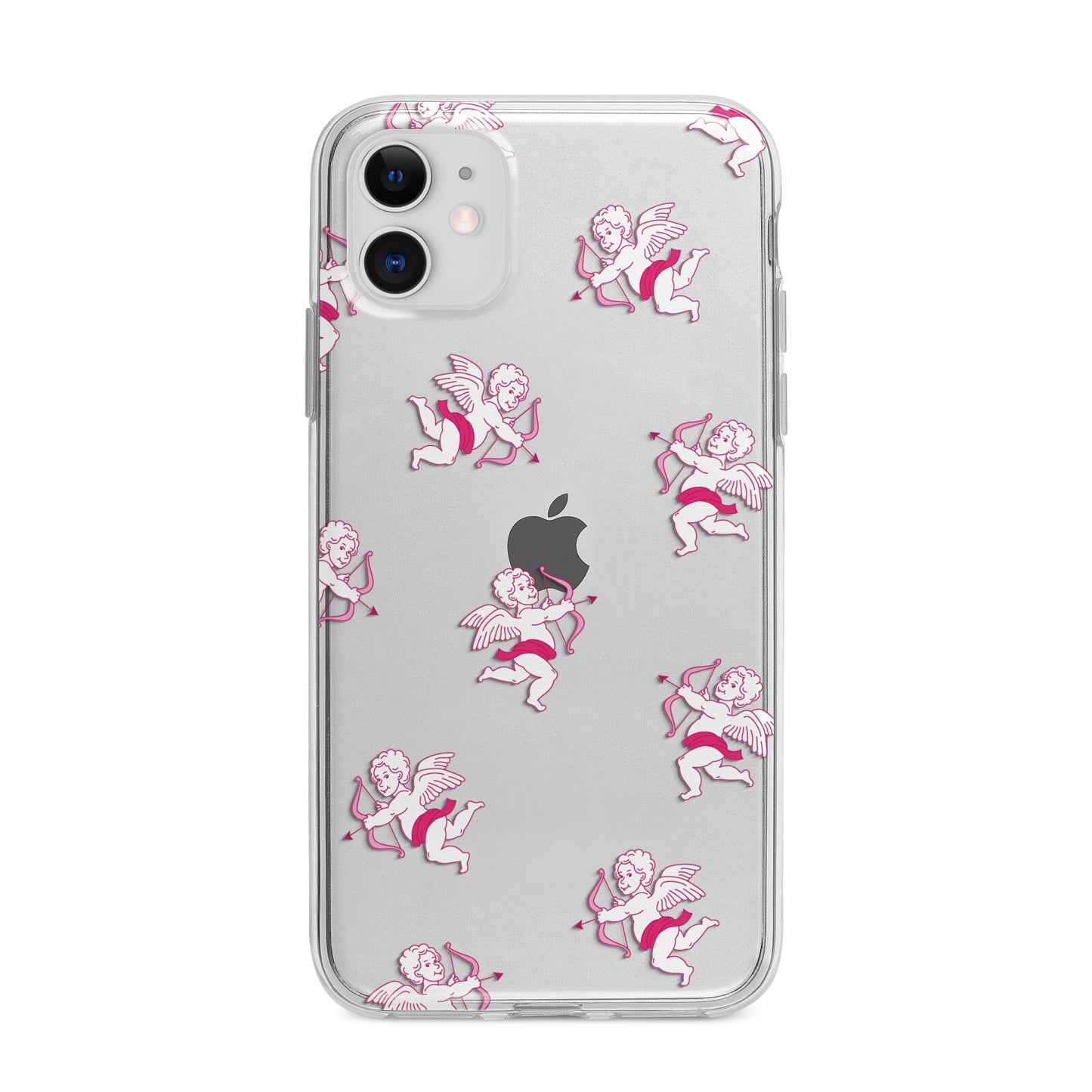 Cupid Apple iPhone 11 in White with Bumper Case