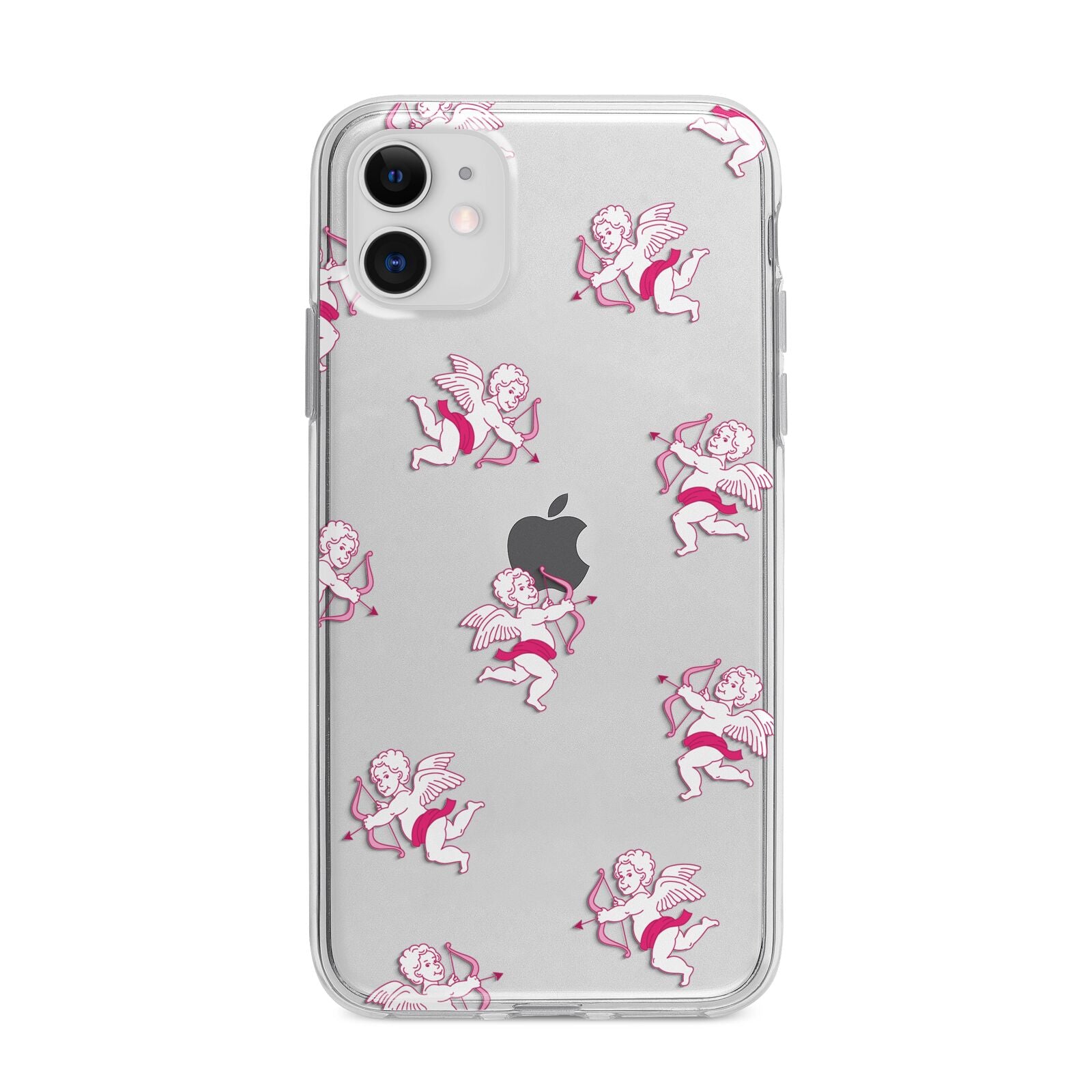 Cupid Apple iPhone 11 in White with Bumper Case