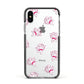 Cupid Apple iPhone Xs Impact Case Black Edge on Silver Phone
