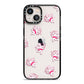 Cupid iPhone 13 Black Impact Case on Silver phone