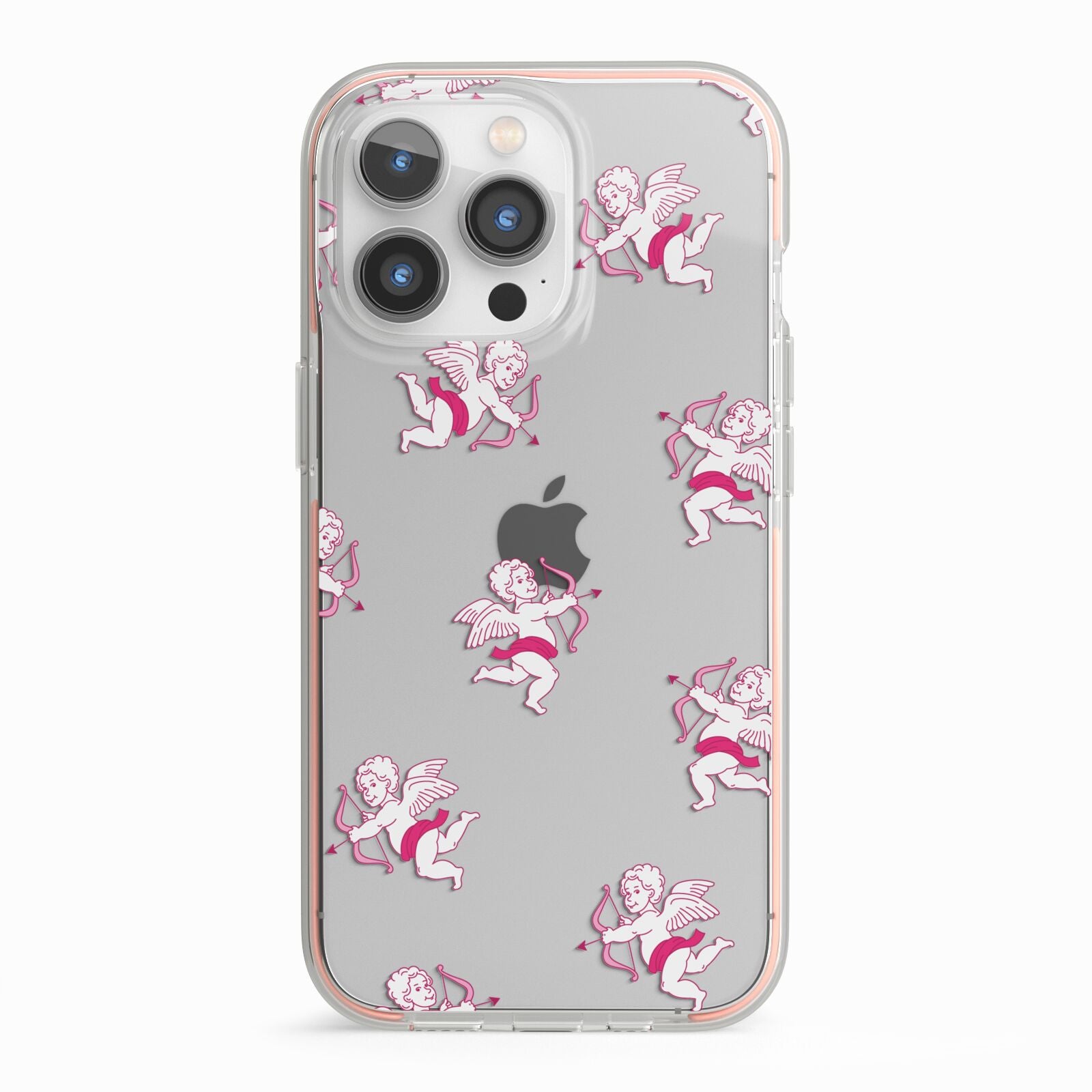 Cupid iPhone 13 Pro TPU Impact Case with Pink Edges