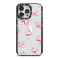 Cupid iPhone 14 Pro Max Black Impact Case on Silver phone