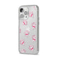 Cupid iPhone 14 Pro Max Clear Tough Case Silver Angled Image