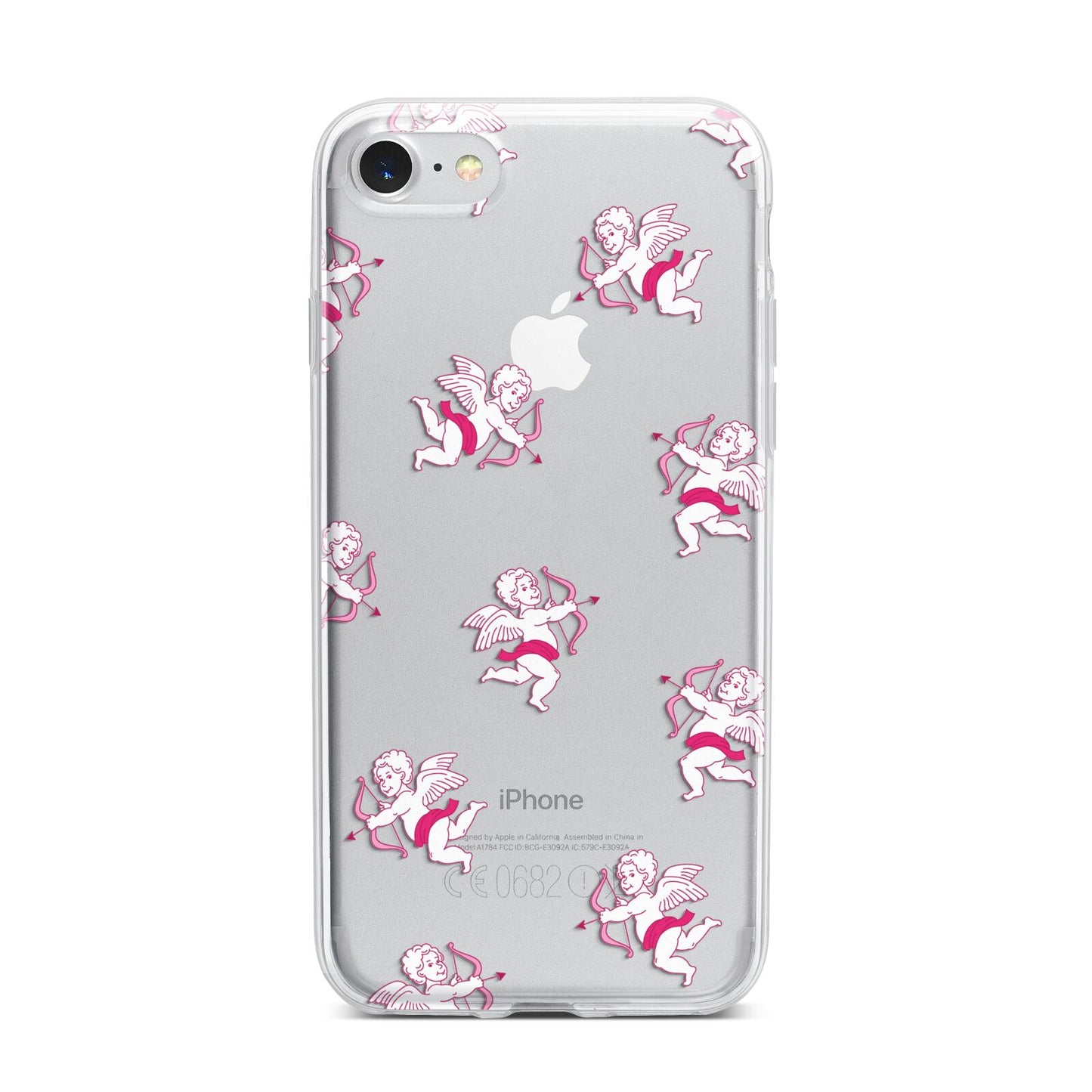 Cupid iPhone 7 Bumper Case on Silver iPhone